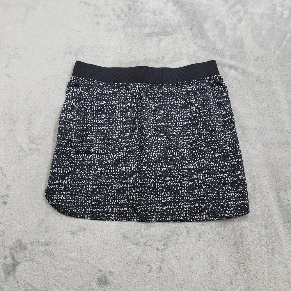 Cypress Club Skort Womens L Black Athletic Pull On Stretch Pockets Golf Tennis